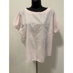 California Connection Pink Women Size 20 XXL Top Blouse Pullover Sleeveless